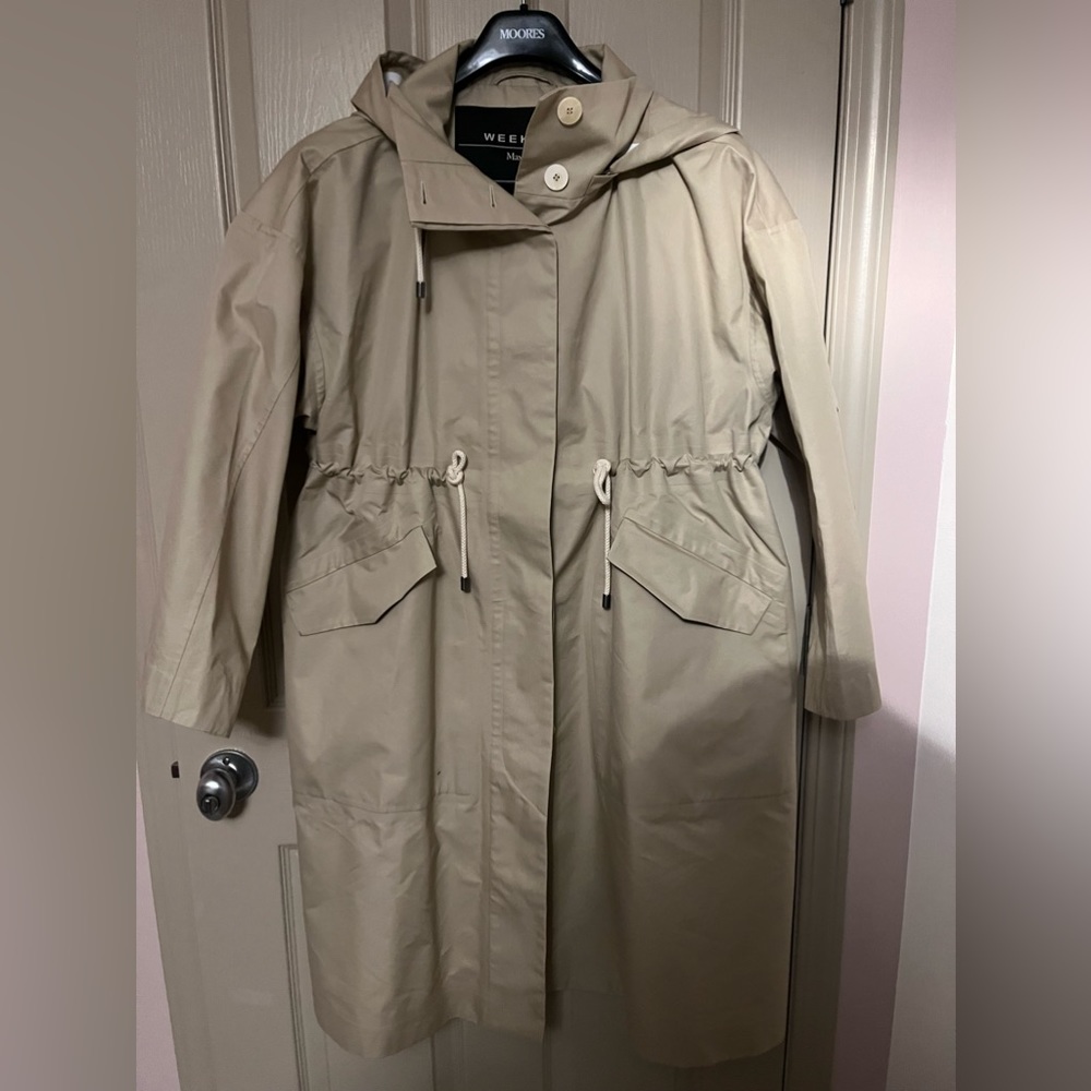 Max Mara Weekend Hooded Trench Coat